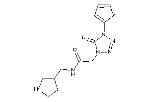 2-[5-keto-4-(2-thienyl)tetrazol-1-yl]-N-(pyrrolidin-3-ylmethyl)acetamide