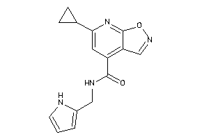 6-cyclopropyl-N-(1H-pyrrol-2-ylmethyl)isoxazolo[5,4-b]pyridine-4-carboxamide