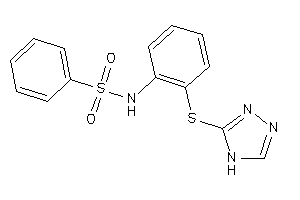 Image of N-[2-(4H-1,2,4-triazol-3-ylthio)phenyl]benzenesulfonamide