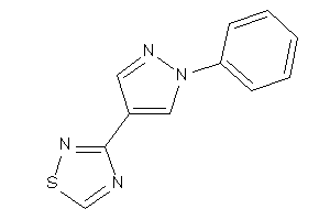 Image of 3-(1-phenylpyrazol-4-yl)-1,2,4-thiadiazole