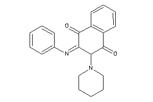 Image of 2-phenylimino-3-piperidino-tetralin-1,4-quinone