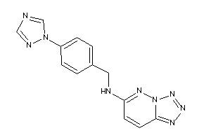 Image of Tetrazolo[5,1-f]pyridazin-6-yl-[4-(1,2,4-triazol-1-yl)benzyl]amine