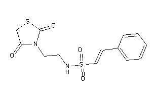 Image of N-[2-(2,4-diketothiazolidin-3-yl)ethyl]-2-phenyl-ethenesulfonamide