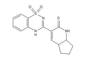Image of 3-(1,1-diketo-4H-benzo[e][1,2,4]thiadiazin-3-yl)-1,4a,5,6,7,7a-hexahydro-1-pyrindin-2-one