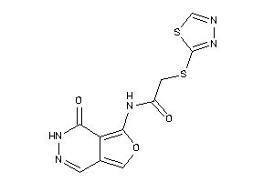 N-(4-keto-3H-furo[3,4-d]pyridazin-5-yl)-2-(1,3,4-thiadiazol-2-ylthio)acetamide