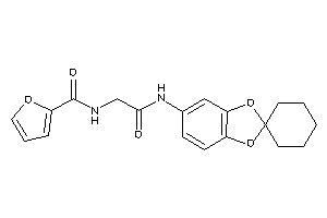N-[2-keto-2-(spiro[1,3-benzodioxole-2,1'-cyclohexane]-5-ylamino)ethyl]-2-furamide