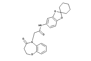 2-(4-keto-2,3-dihydro-1,5-benzoxazepin-5-yl)-N-spiro[1,3-benzodioxole-2,1'-cyclohexane]-5-yl-acetamide