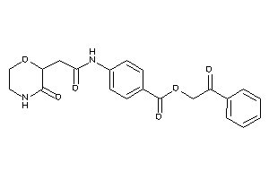 4-[[2-(3-ketomorpholin-2-yl)acetyl]amino]benzoic Acid Phenacyl Ester