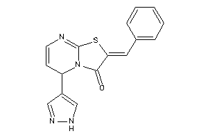 2-benzal-5-(1H-pyrazol-4-yl)-5H-thiazolo[3,2-a]pyrimidin-3-one