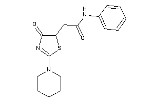 Image of 2-(4-keto-2-piperidino-2-thiazolin-5-yl)-N-phenyl-acetamide