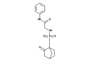2-[(2-ketonorbornan-1-yl)methylsulfonylamino]-N-phenyl-acetamide