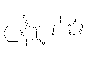 2-(2,4-diketo-1,3-diazaspiro[4.5]decan-3-yl)-N-(1,3,4-thiadiazol-2-yl)acetamide
