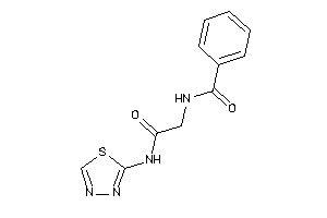 Image of N-[2-keto-2-(1,3,4-thiadiazol-2-ylamino)ethyl]benzamide