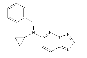 Image of Benzyl-cyclopropyl-(tetrazolo[5,1-f]pyridazin-6-yl)amine