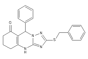 2-(benzylthio)-9-phenyl-5,6,7,9-tetrahydro-4H-[1,2,4]triazolo[5,1-b]quinazolin-8-one