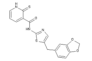Image of N-(5-piperonylthiazol-2-yl)-2-thioxo-1H-pyridine-3-carboxamide