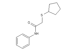 2-(cyclopentylthio)-N-phenyl-acetamide