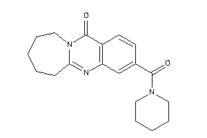 Image of 3-(piperidine-1-carbonyl)-7,8,9,10-tetrahydro-6H-azepino[2,1-b]quinazolin-12-one