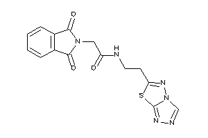 2-phthalimido-N-[2-([1,2,4]triazolo[3,4-b][1,3,4]thiadiazol-6-yl)ethyl]acetamide