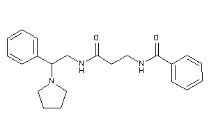 Image of N-[3-keto-3-[(2-phenyl-2-pyrrolidino-ethyl)amino]propyl]benzamide