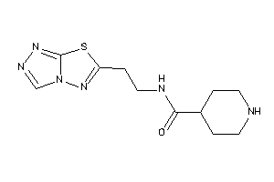 N-[2-([1,2,4]triazolo[3,4-b][1,3,4]thiadiazol-6-yl)ethyl]isonipecotamide