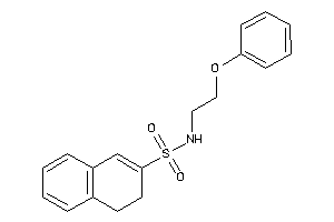 Image of N-(2-phenoxyethyl)-3,4-dihydronaphthalene-2-sulfonamide