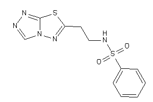 Image of N-[2-([1,2,4]triazolo[3,4-b][1,3,4]thiadiazol-6-yl)ethyl]benzenesulfonamide