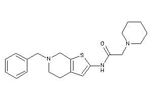 N-(6-benzyl-5,7-dihydro-4H-thieno[2,3-c]pyridin-2-yl)-2-piperidino-acetamide