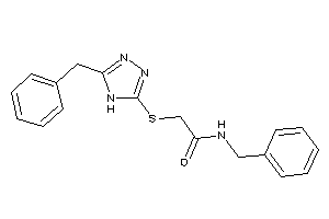 N-benzyl-2-[(5-benzyl-4H-1,2,4-triazol-3-yl)thio]acetamide