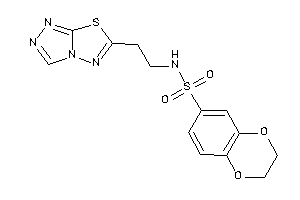 N-[2-([1,2,4]triazolo[3,4-b][1,3,4]thiadiazol-6-yl)ethyl]-2,3-dihydro-1,4-benzodioxine-6-sulfonamide