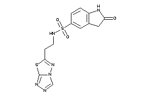 2-keto-N-[2-([1,2,4]triazolo[3,4-b][1,3,4]thiadiazol-6-yl)ethyl]indoline-5-sulfonamide