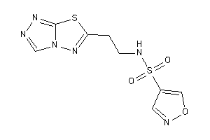 Image of N-[2-([1,2,4]triazolo[3,4-b][1,3,4]thiadiazol-6-yl)ethyl]isoxazole-4-sulfonamide