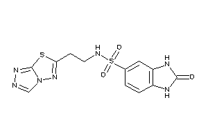 2-keto-N-[2-([1,2,4]triazolo[3,4-b][1,3,4]thiadiazol-6-yl)ethyl]-1,3-dihydrobenzimidazole-5-sulfonamide