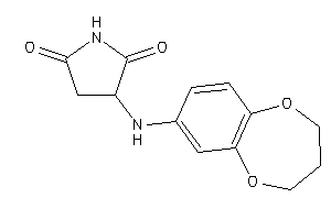 Image of 3-(3,4-dihydro-2H-1,5-benzodioxepin-7-ylamino)pyrrolidine-2,5-quinone