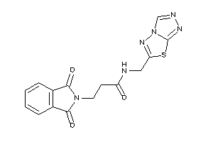 Image of 3-phthalimido-N-([1,2,4]triazolo[3,4-b][1,3,4]thiadiazol-6-ylmethyl)propionamide