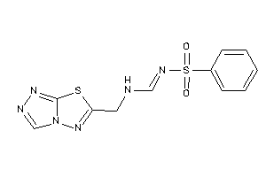 Image of N'-besyl-N-([1,2,4]triazolo[3,4-b][1,3,4]thiadiazol-6-ylmethyl)formamidine