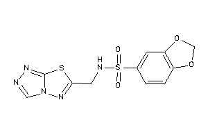 Image of N-([1,2,4]triazolo[3,4-b][1,3,4]thiadiazol-6-ylmethyl)-1,3-benzodioxole-5-sulfonamide