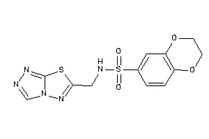 Image of N-([1,2,4]triazolo[3,4-b][1,3,4]thiadiazol-6-ylmethyl)-2,3-dihydro-1,4-benzodioxine-6-sulfonamide