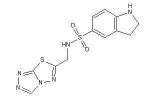 N-([1,2,4]triazolo[3,4-b][1,3,4]thiadiazol-6-ylmethyl)indoline-5-sulfonamide
