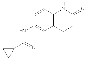 Image of N-(2-keto-3,4-dihydro-1H-quinolin-6-yl)cyclopropanecarboxamide