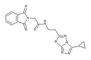 N-[2-(3-cyclopropyl-[1,2,4]triazolo[3,4-b][1,3,4]thiadiazol-6-yl)ethyl]-2-phthalimido-acetamide