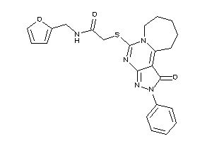 N-(2-furfuryl)-2-[[keto(phenyl)BLAHyl]thio]acetamide