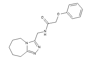 Image of 2-phenoxy-N-(6,7,8,9-tetrahydro-5H-[1,2,4]triazolo[4,3-a]azepin-3-ylmethyl)acetamide