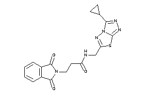 N-[(3-cyclopropyl-[1,2,4]triazolo[3,4-b][1,3,4]thiadiazol-6-yl)methyl]-3-phthalimido-propionamide