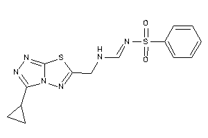 N'-besyl-N-[(3-cyclopropyl-[1,2,4]triazolo[3,4-b][1,3,4]thiadiazol-6-yl)methyl]formamidine