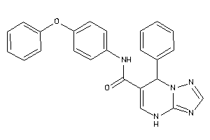 N-(4-phenoxyphenyl)-7-phenyl-4,7-dihydro-[1,2,4]triazolo[1,5-a]pyrimidine-6-carboxamide
