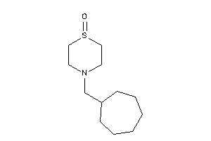 4-(cycloheptylmethyl)-1,4-thiazinane 1-oxide