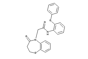 2-(4-keto-2,3-dihydro-1,5-benzoxazepin-5-yl)-N-(2-phenoxyphenyl)acetamide