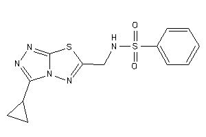 N-[(3-cyclopropyl-[1,2,4]triazolo[3,4-b][1,3,4]thiadiazol-6-yl)methyl]benzenesulfonamide