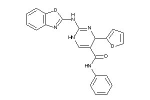 Image of 2-(1,3-benzoxazol-2-ylamino)-4-(2-furyl)-N-phenyl-1,4-dihydropyrimidine-5-carboxamide